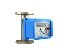 液晶显示金属管浮子流量计，水平安装